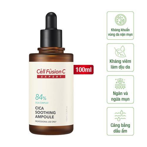 Tinh chất ngăn ngừa mụn, làm dịu da 100ml - Cell Fusion C Expert Cica Soothing Ampoule (Hàn Quốc)